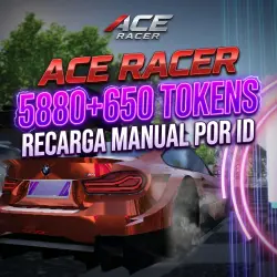 Ace Racer Tokens 5880+650 - Recarga manual de grande quantidade