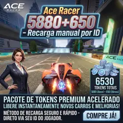 Ace Racer 5880+650 Tokens - Entrega digital manual por ID e servidor